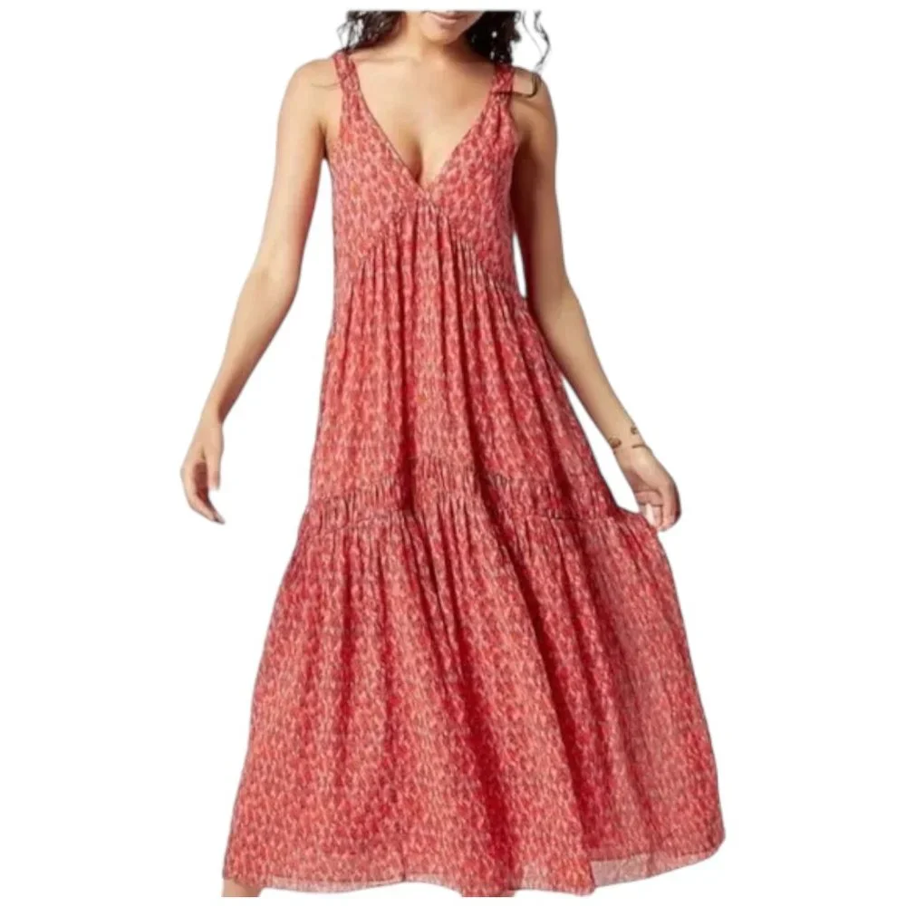 Small - JOIE - Pullover Maxi Dress 100% Cotton NEW - Picture 3 of 6